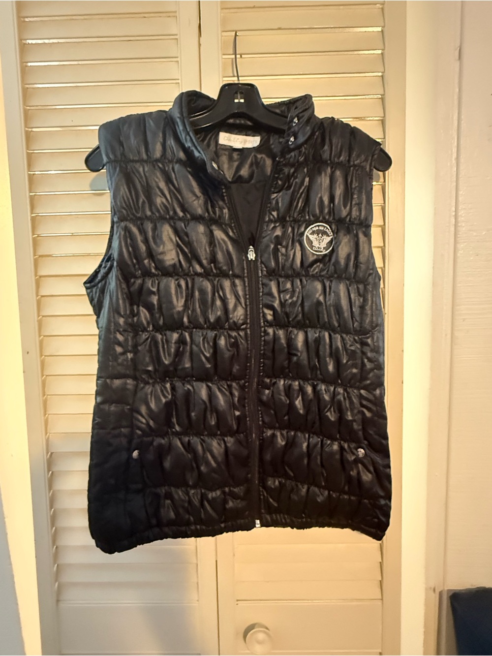 Daily Sports Black Quilted Puffer Vest